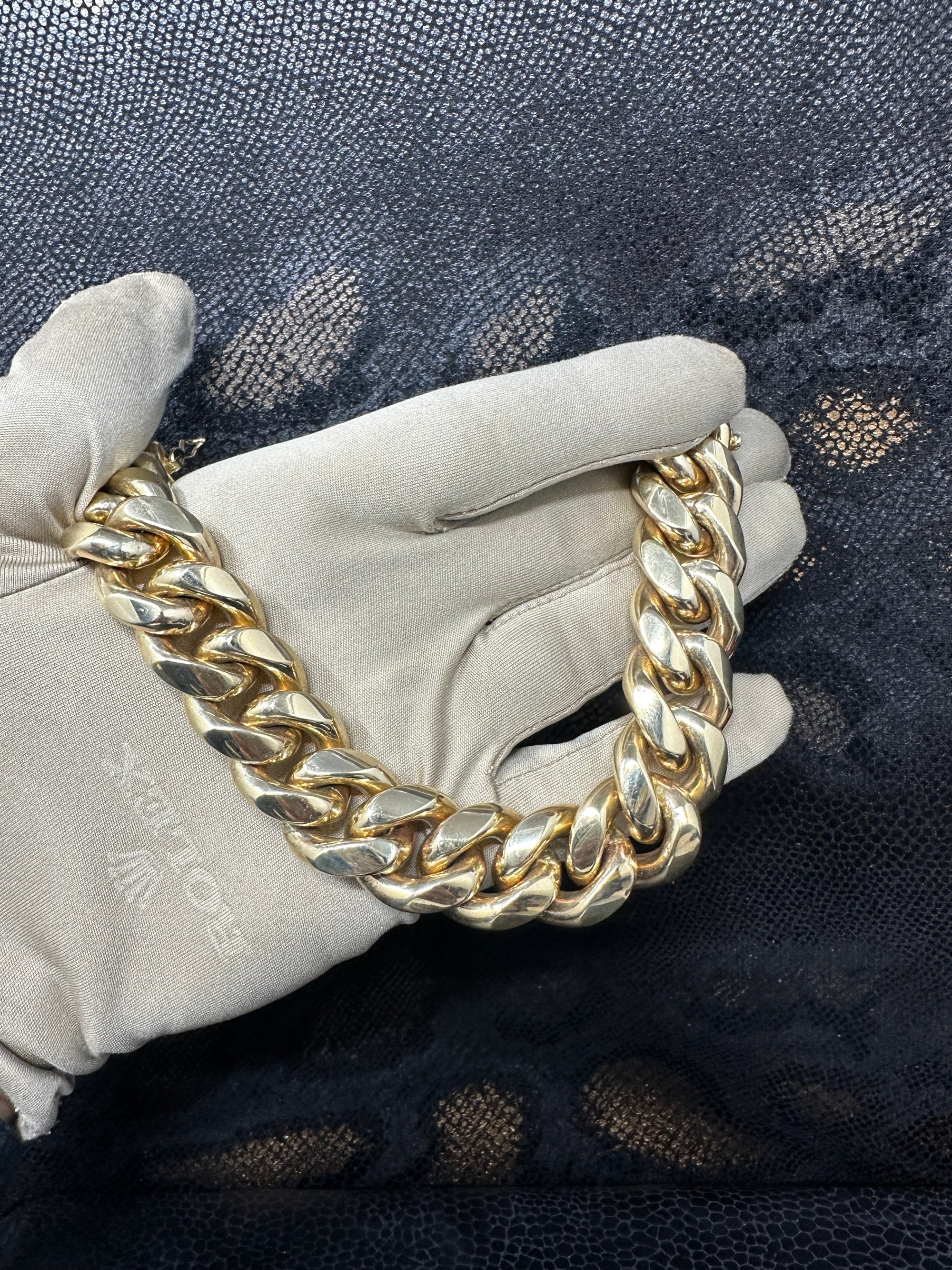 21mm Jumbo Cuban Solid bracelet