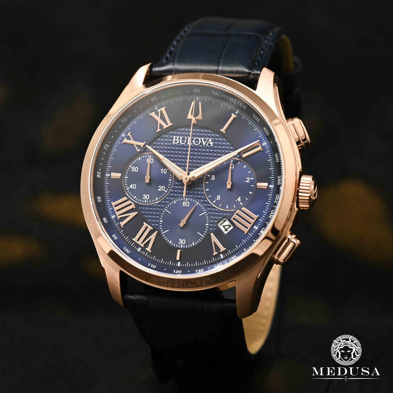 Montre Bulova | Montre Homme Bulova Wilton - 97B170 Or Rose