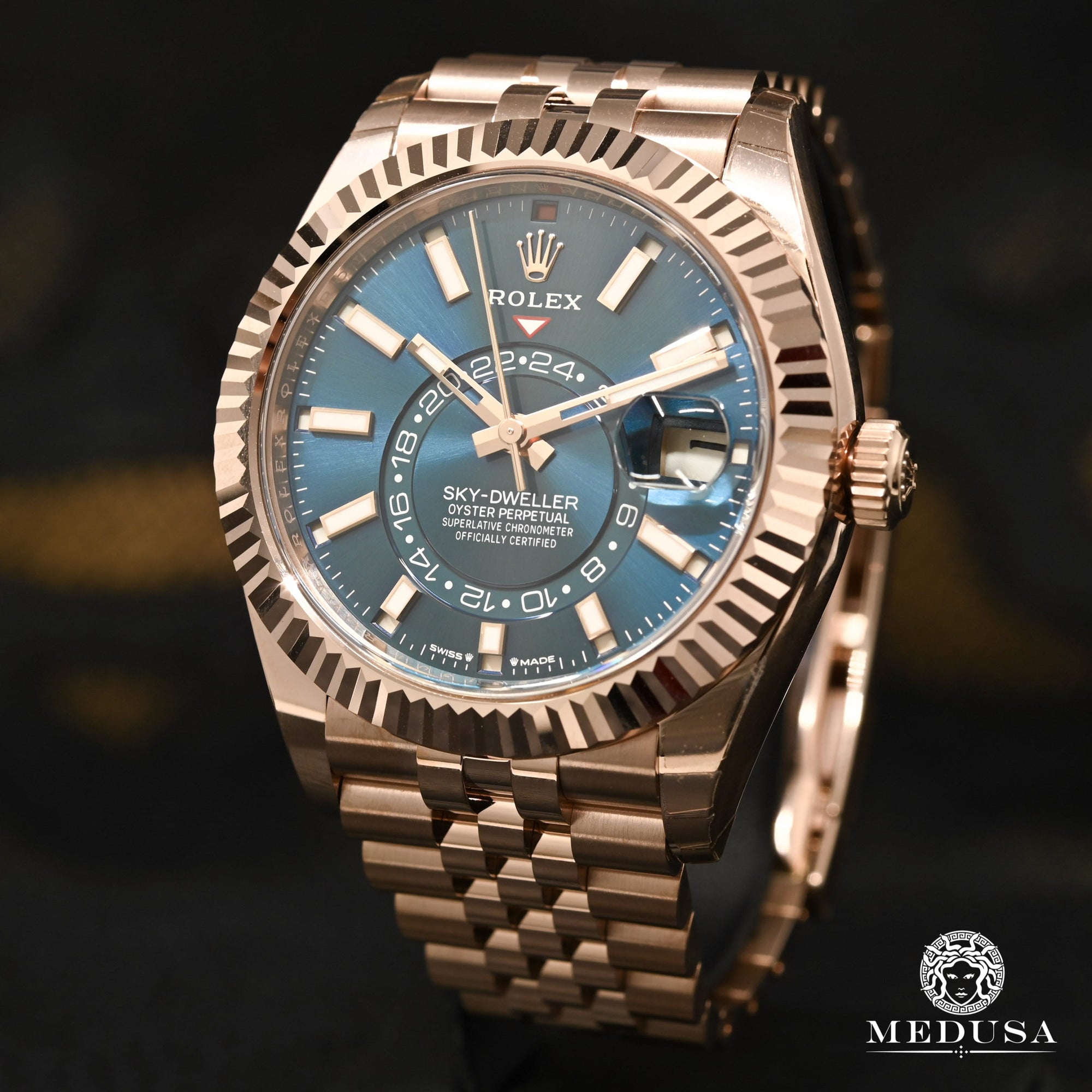 Rolex Sky-Dweller 42mm - Everose Blue Jubilee