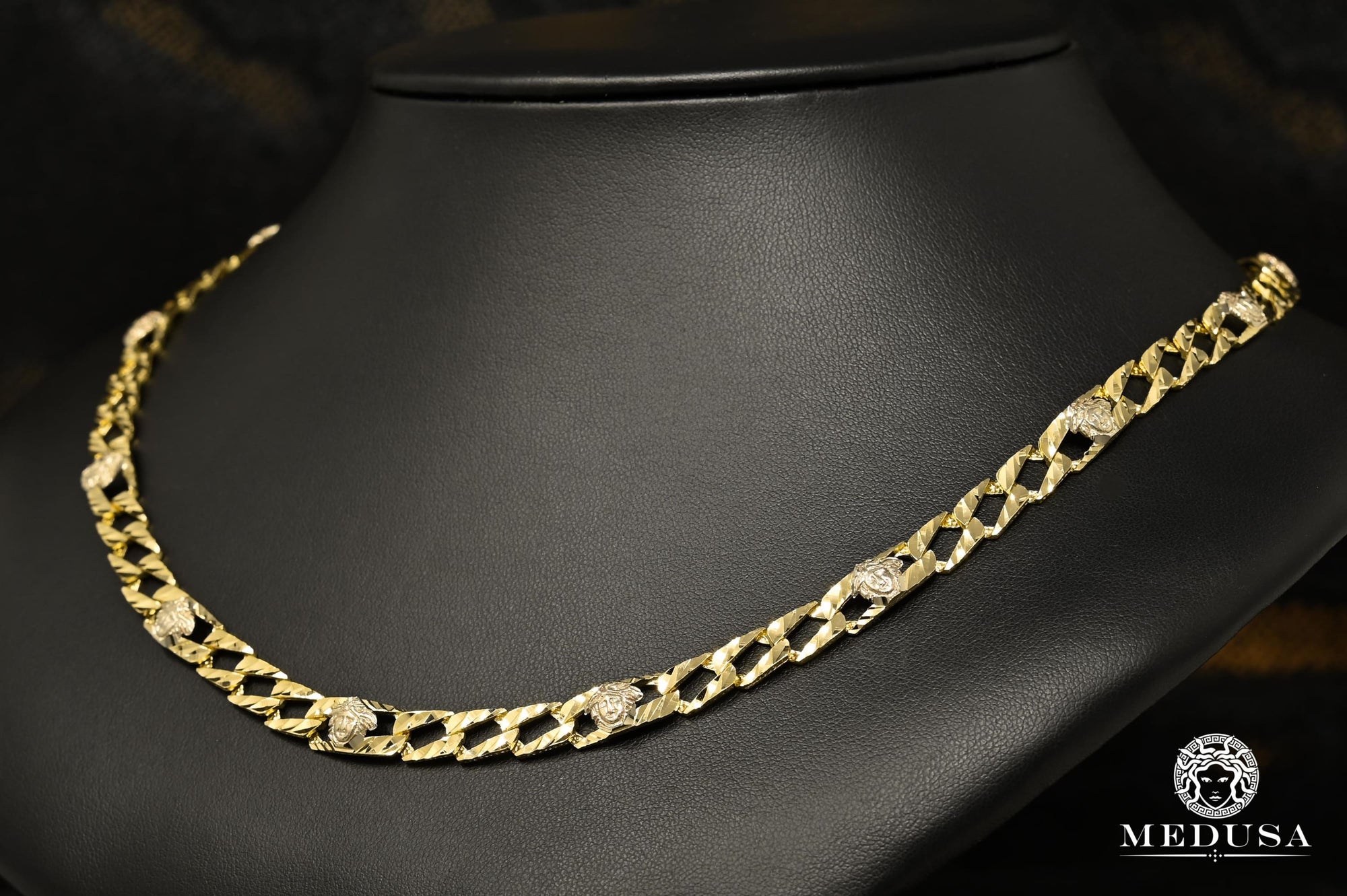 10K Gold Chain | Curb Chain 7mm Gianni M339