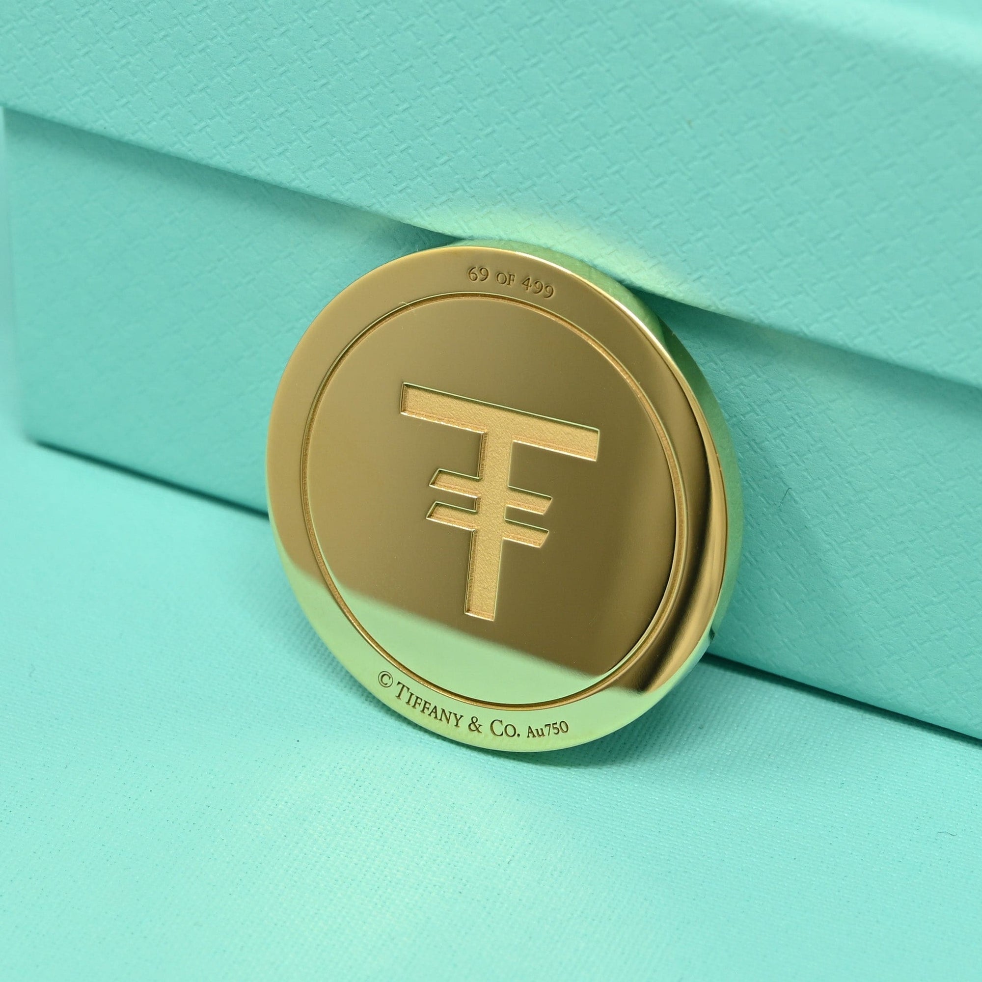 Tiffany & Co | One TiffCoin 18-Karat Gold Token | Issue 69 of 499 | Tiffany & Co. Yellow Gold