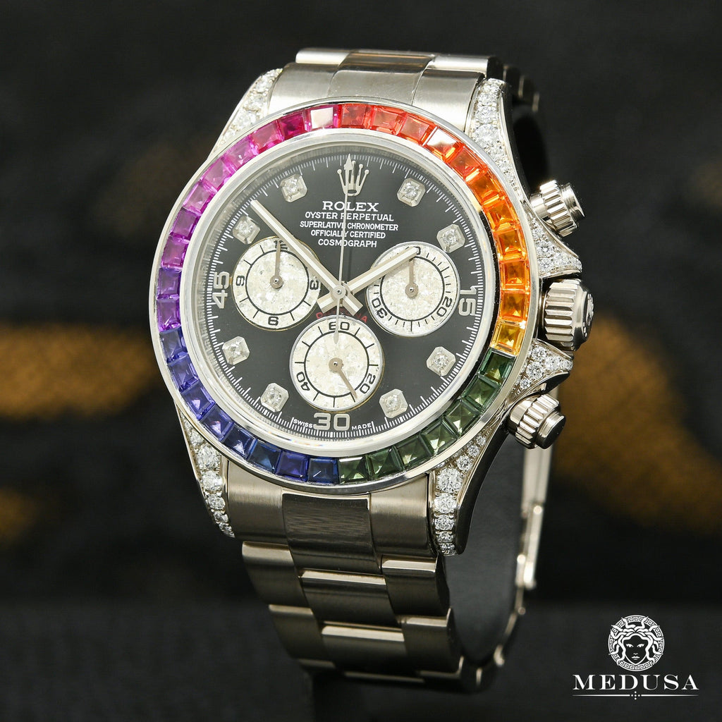 Rolex Cosmograph Daytona 40mm Rainbow White Gold