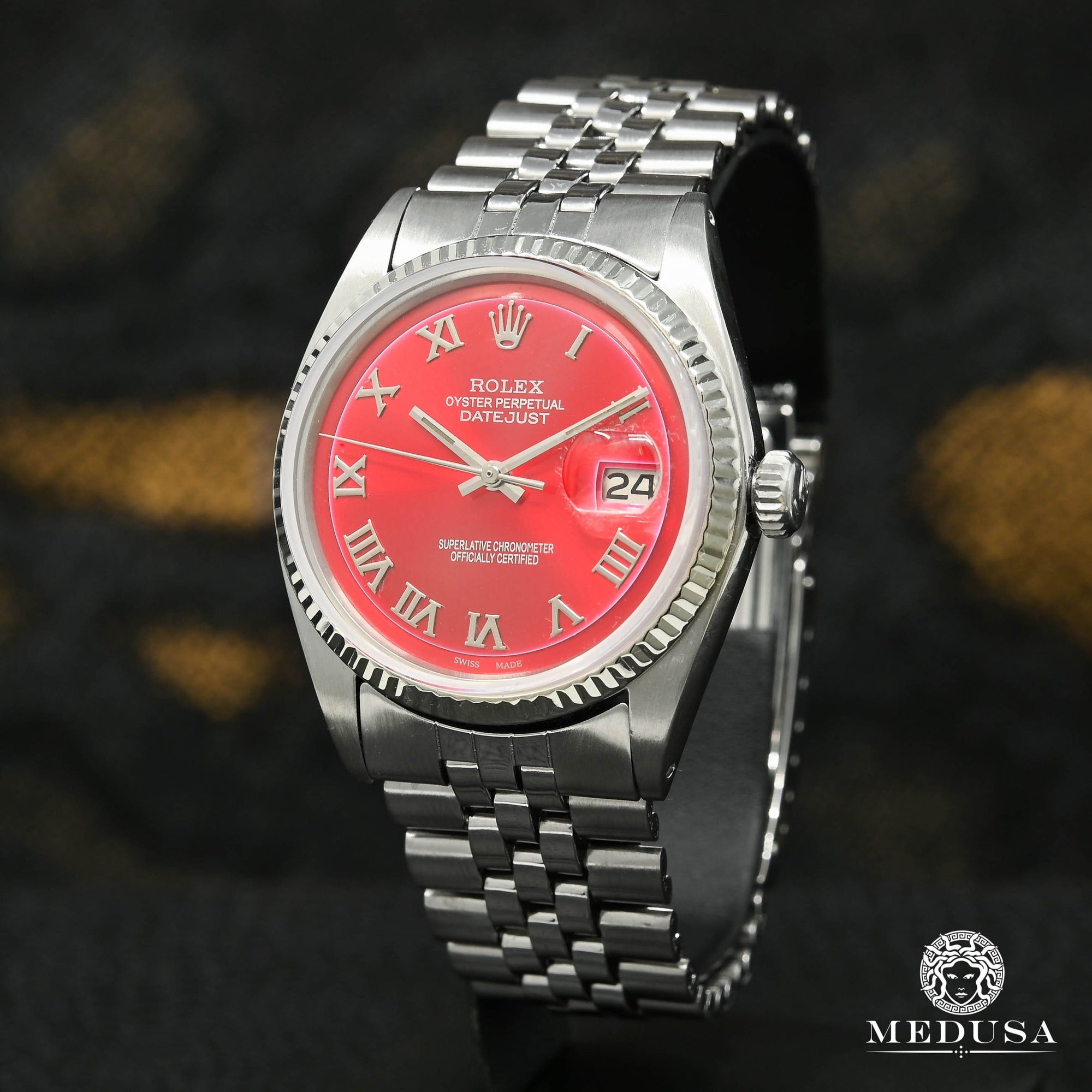 Rolex watch | Rolex Datejust 36mm Men's Watch - Red Classic Stainless