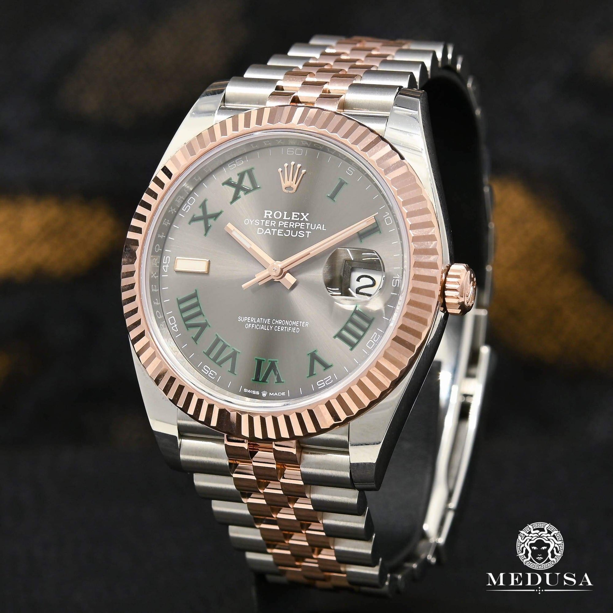 Rolex watch | Rolex Datejust Men's Watch 41mm - Jubilee Fluted Everose Rose Gold 2 Tones