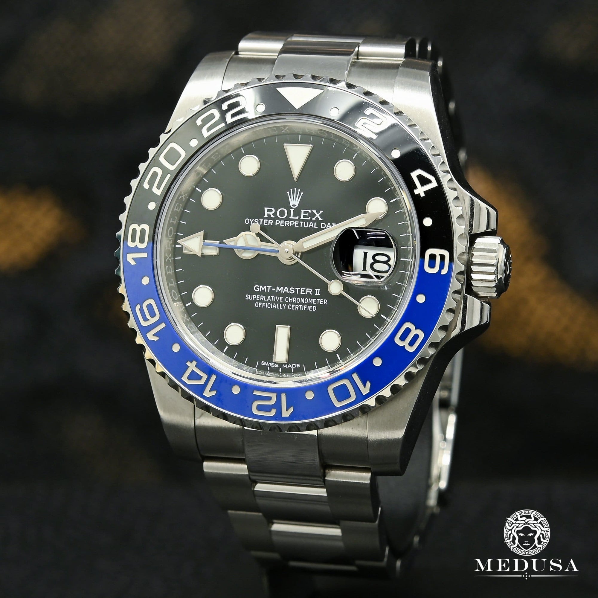 Montre Rolex | Montre Homme Rolex GMT-Master II 40mm - Batman Stainless