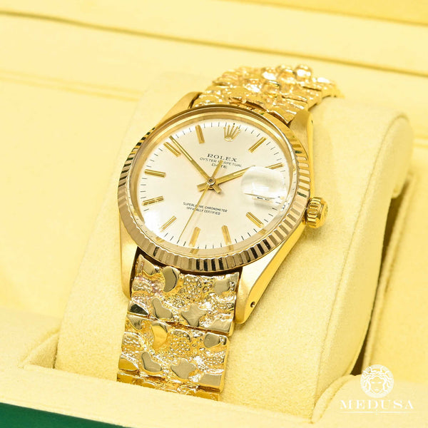 Rolex Gold Date 34mm Nugget