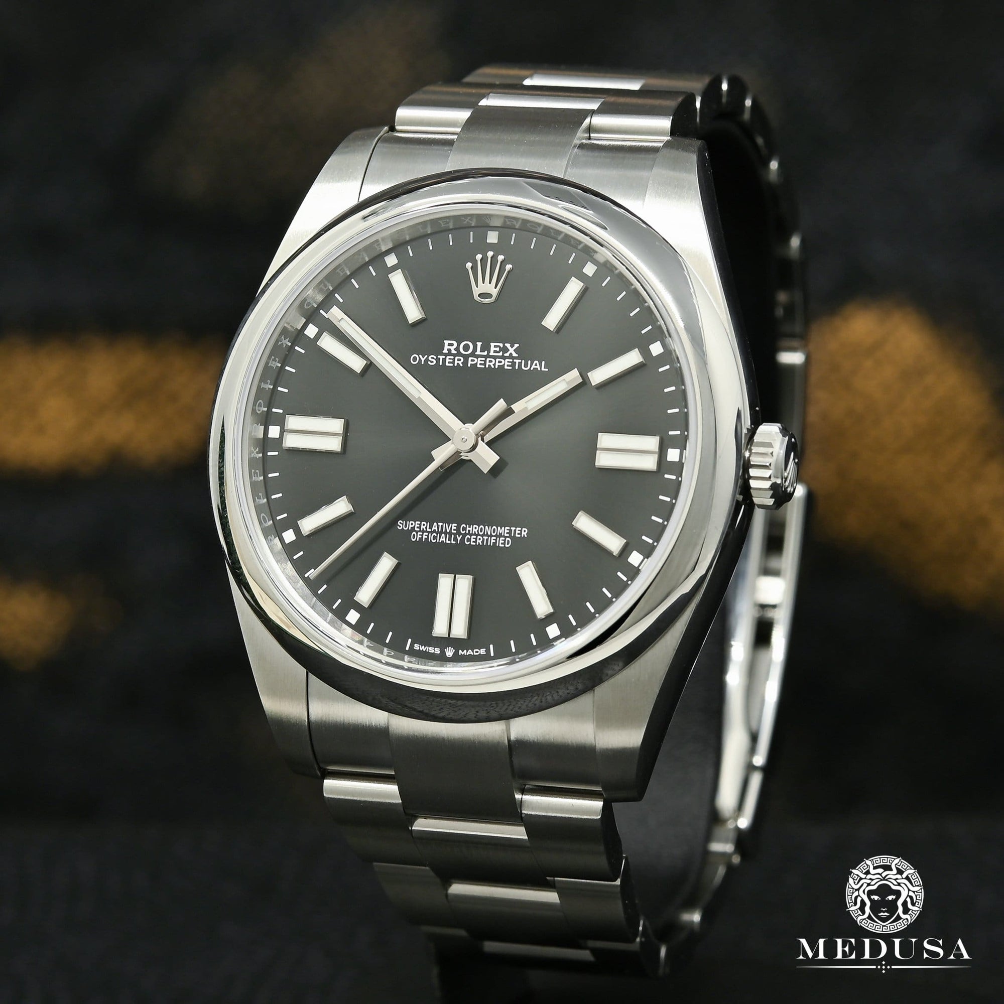 Montre Rolex | Montre Homme Rolex Oyster Perpetual 41mm - Black Stainless