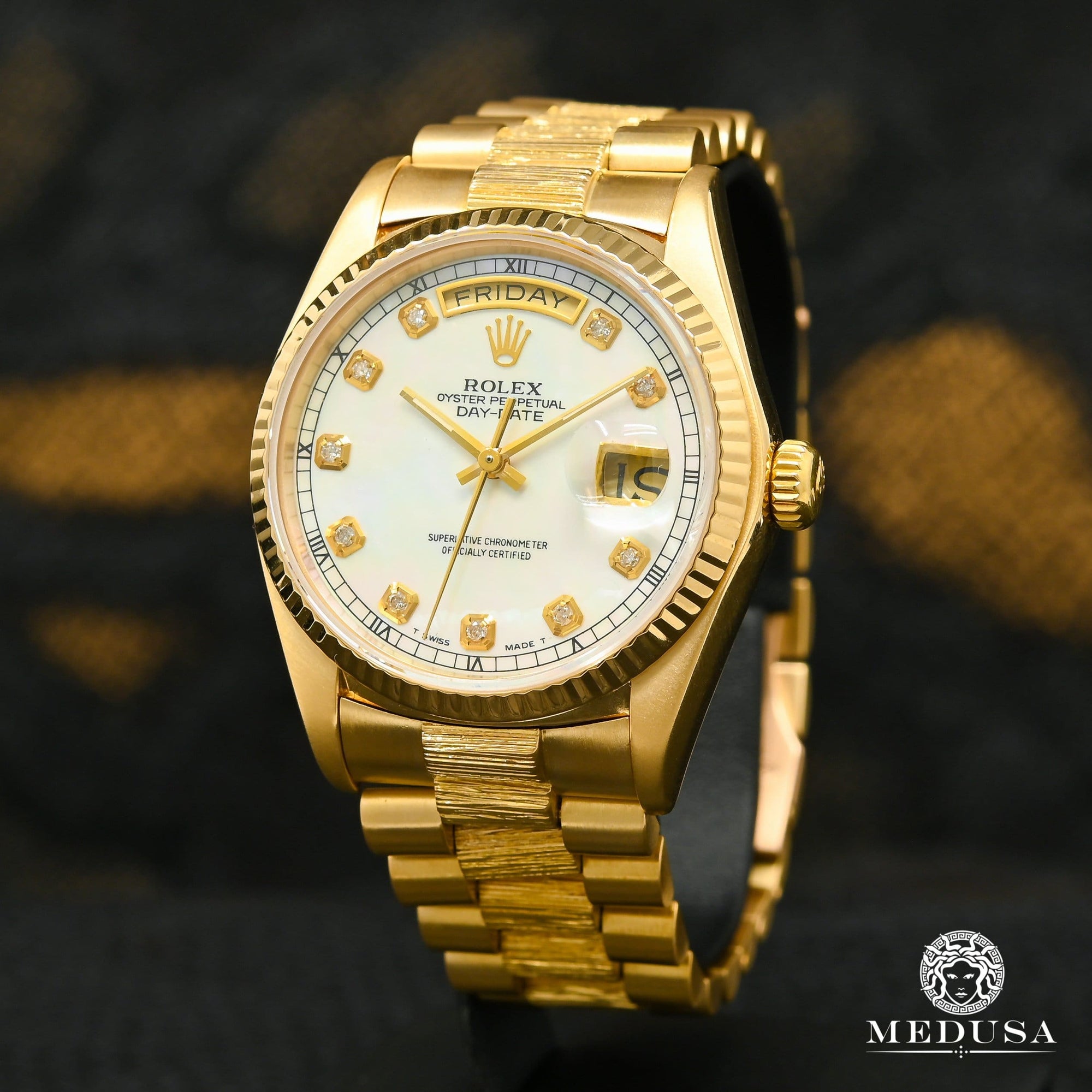 Rolex watch | Rolex President Day-Date Men's Watch 36mm - White Yellow Gold