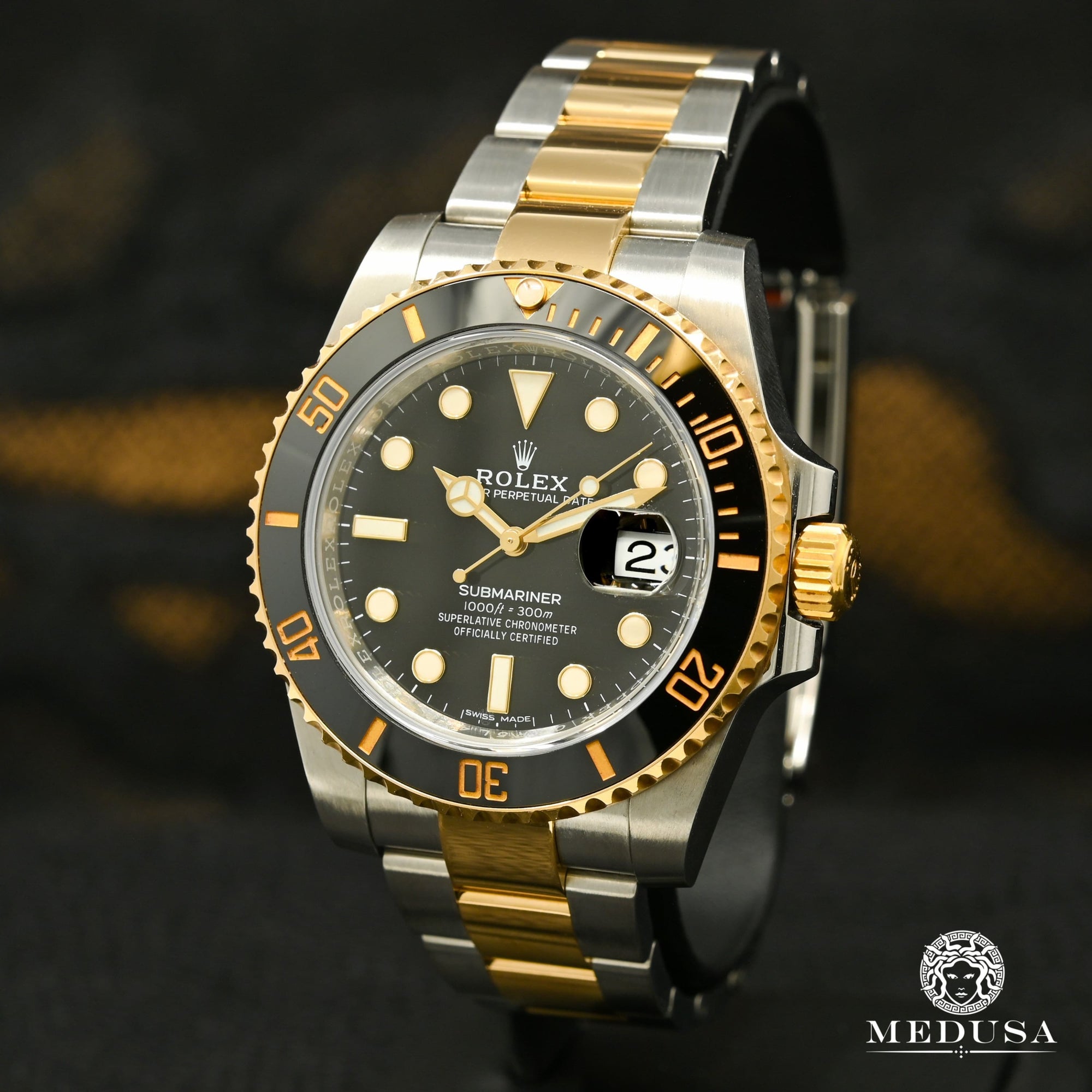 Montre Rolex | Montre Homme Rolex Submariner 40mm - 116613LN Or 2 Tons